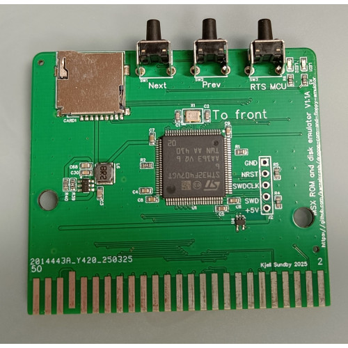 MSX cartridge and disk emulator
